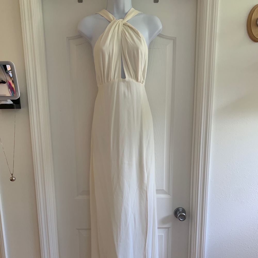 Stone Cold Fox Cream Maxi Dress